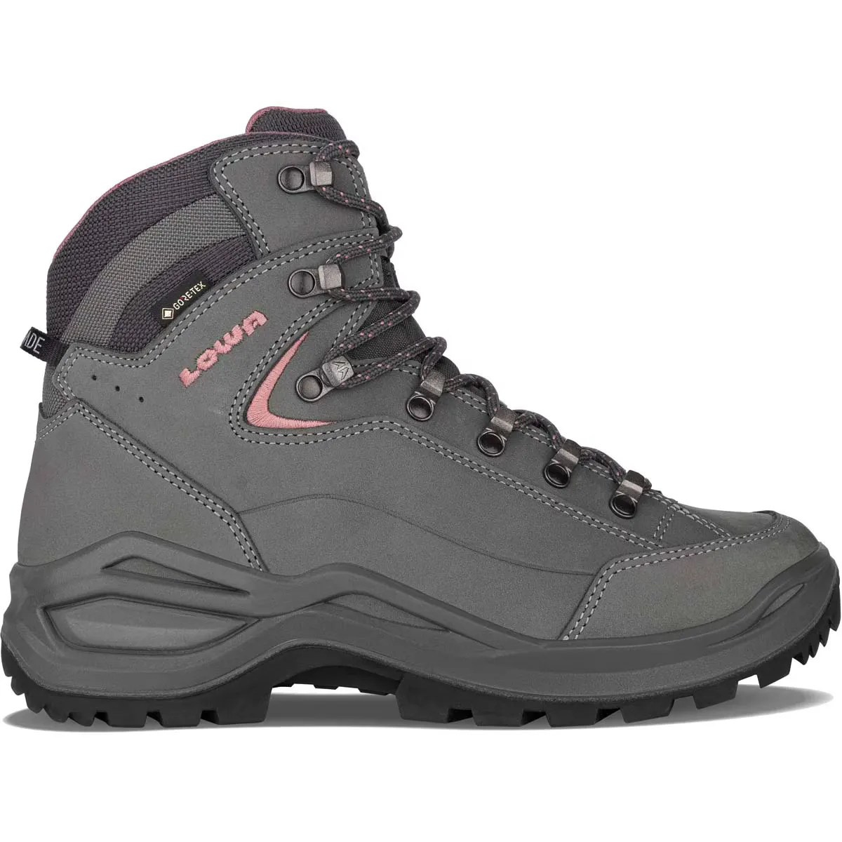 

Женские походные ботинки Lowa Renegade Evo GTX Mid WS, серый/розовый