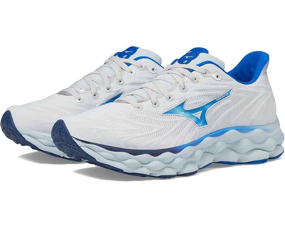 

Кроссовки Mizuno Wave Sky 8, цвет Plein Air/Laser Blue