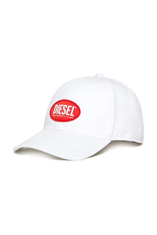 

Детская хлопковая кепка с козырьком FCORRYJACQWASH HAT Diesel, белый