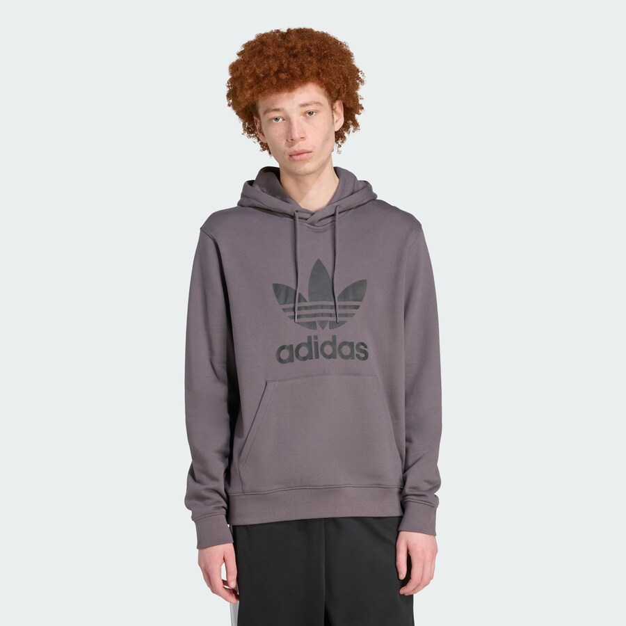 Толстовка ADIDAS ORIGINALS Adicolor Classics Trefoil, Anthracite — фото 2