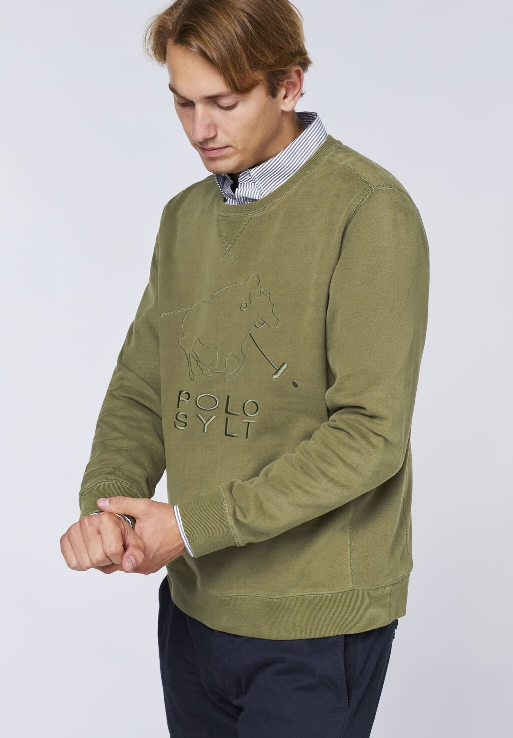 

Толстовка IM LABEL-DESIGN Polo Sylt, оливковый