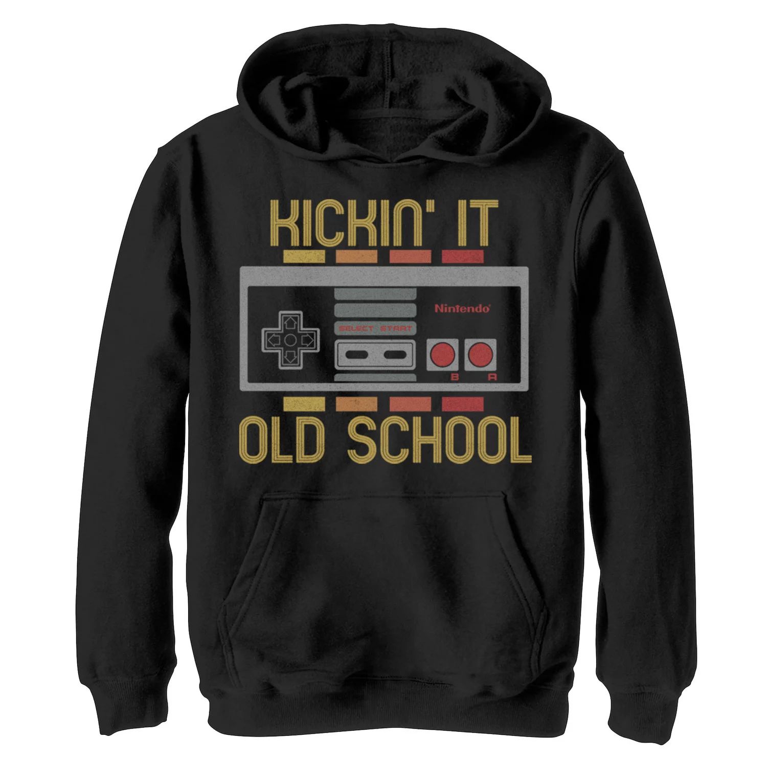 

Толстовка «Kickin' It Old School» для мальчиков 8–20 лет для Nintendo NES в стиле ретро Licensed Character