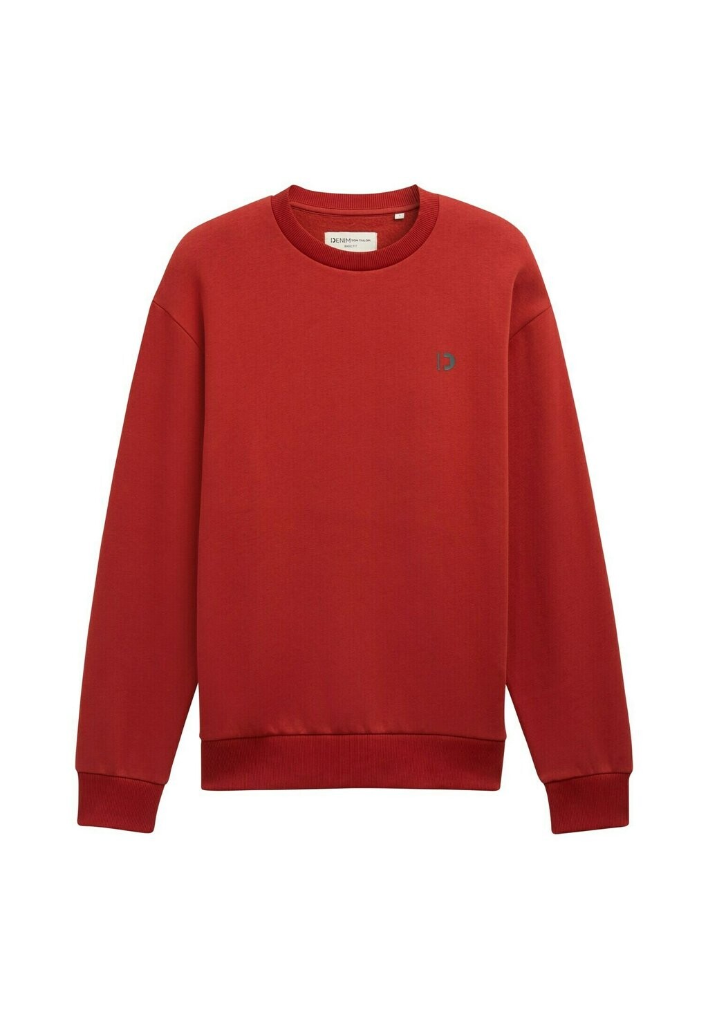 

Толстовка BASIC MIT LOGO PRINT TOM TAILOR DENIM, красный