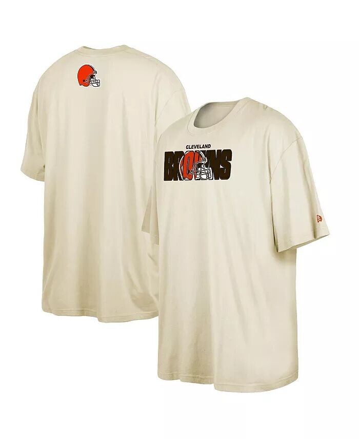 

Мужская кремовая футболка Cleveland Browns 2023 NFL Draft Big and Tall New Era