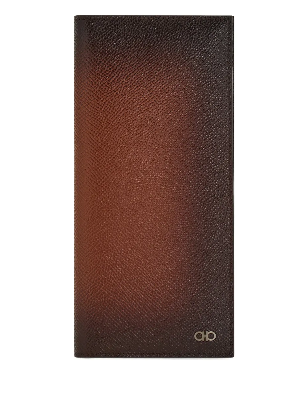 

Кошелёк с пластиной-логотипом Gancini Ferragamo, коричневый