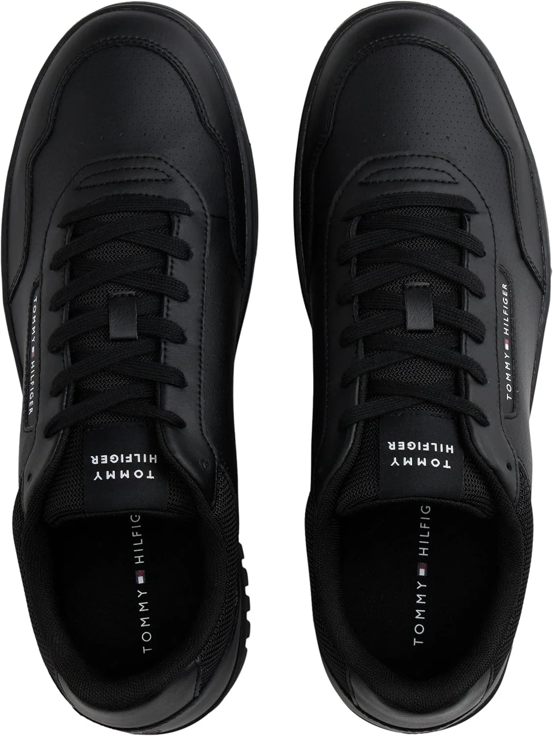 Мужские низкие кроссовки Tommy Hilfiger Cupsole Basket Core, Black — фото 4