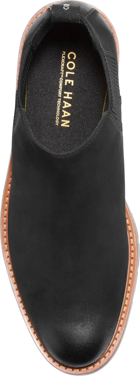 Мужские ботинки Cole Haan Chamberlin Grand Chelsea, 2-Black Nbk Black Wr — фото 3