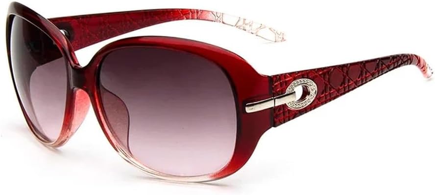 

Элегантные женские солнцезащитные очки в крупной оправе с защитой от ультрафиолета, в стиле ретро, ​​винтажные градиентные линзы, женские и мужские солнцезащитные очки HYYZZC, Red