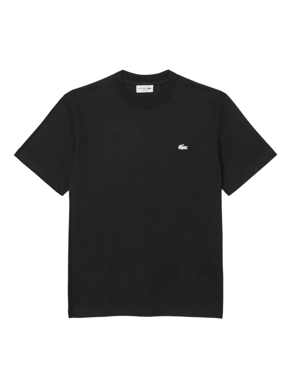 

Футболка с вышитым крокодилом Lacoste, черный