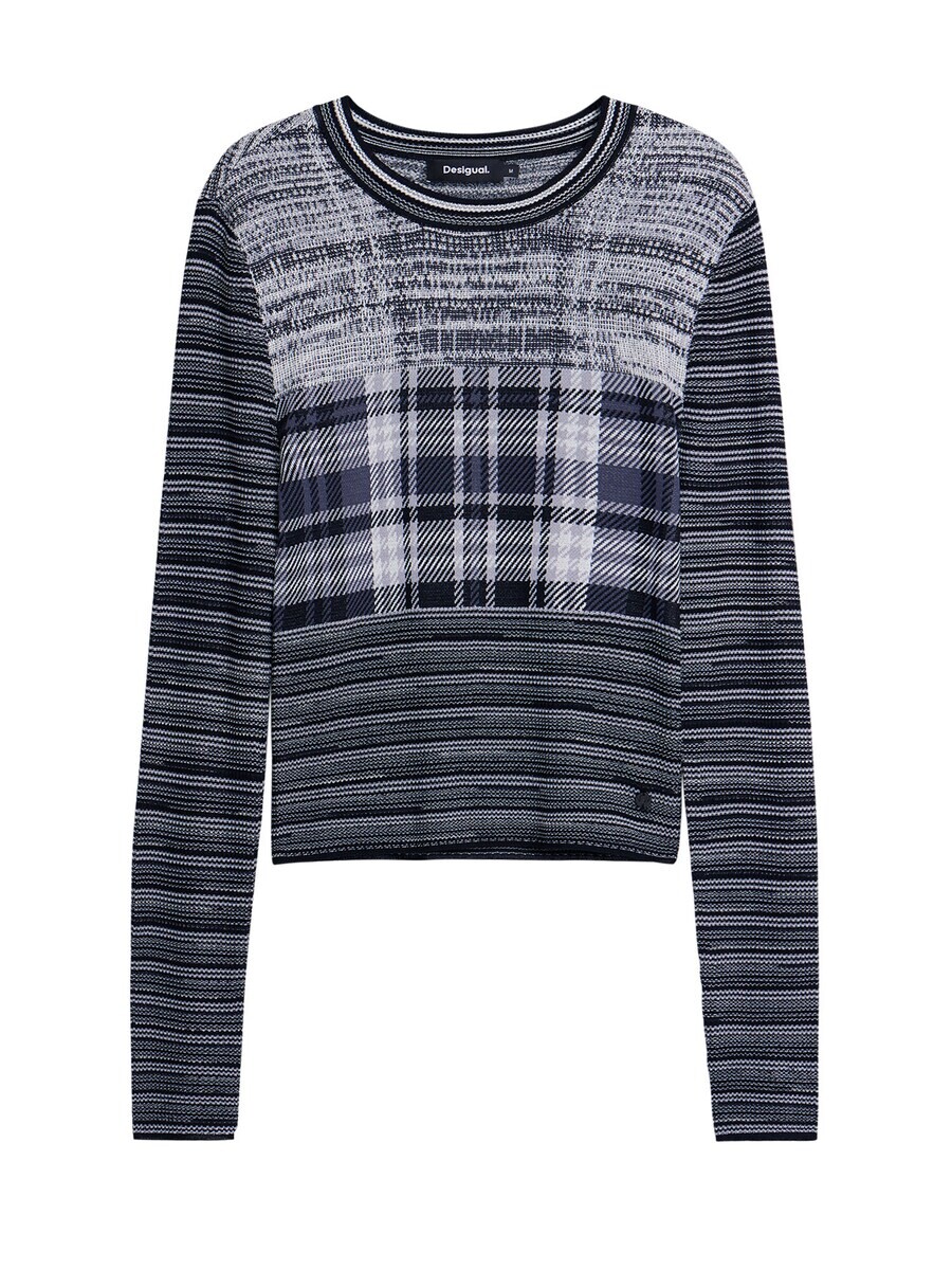 

Лонгслив Desigual Shirt, цвет grey/black
