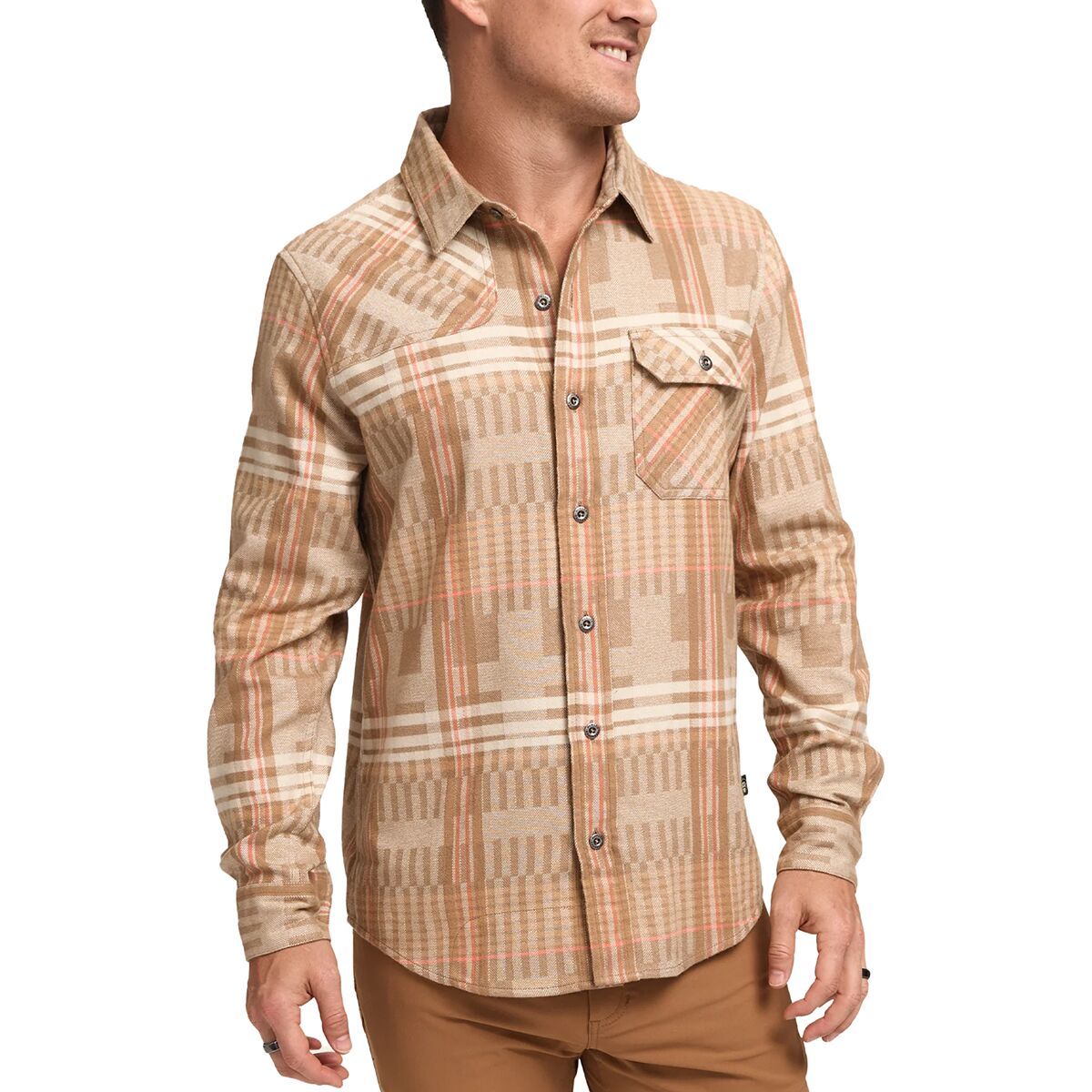 

Фланелевая рубашка Harkers Howler Brothers, цвет conor plaid : natural