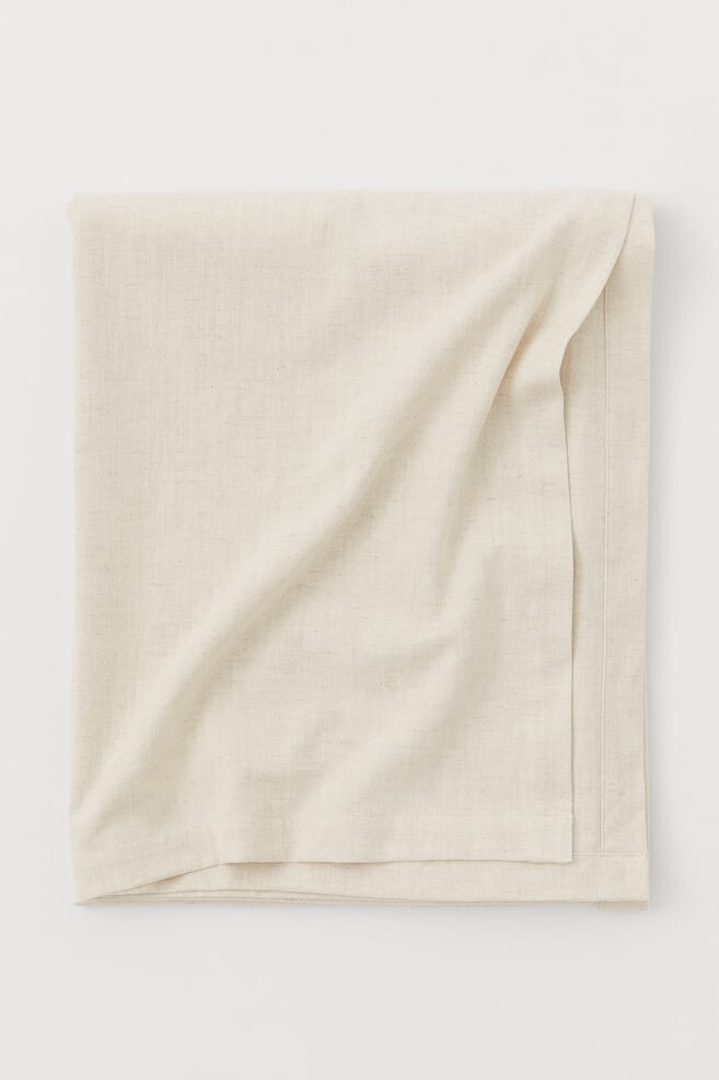 

Скатерть из смеси хлопка H&M, 140x240 см, бежевый