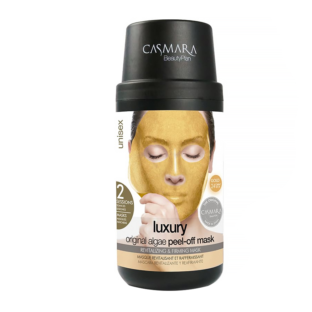 

Альгинатная, освежающая маска для лица для 2 поколений luxury original algae peel-off mask Casmara, количество 1 x 2 шт.