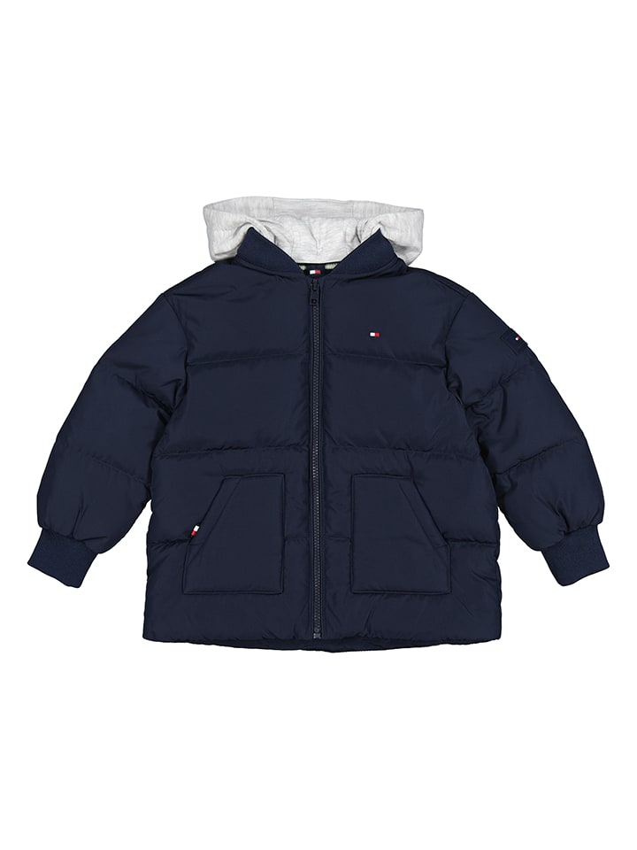 

Tommy Hilfiger Стеганая куртка темно-синего цвета