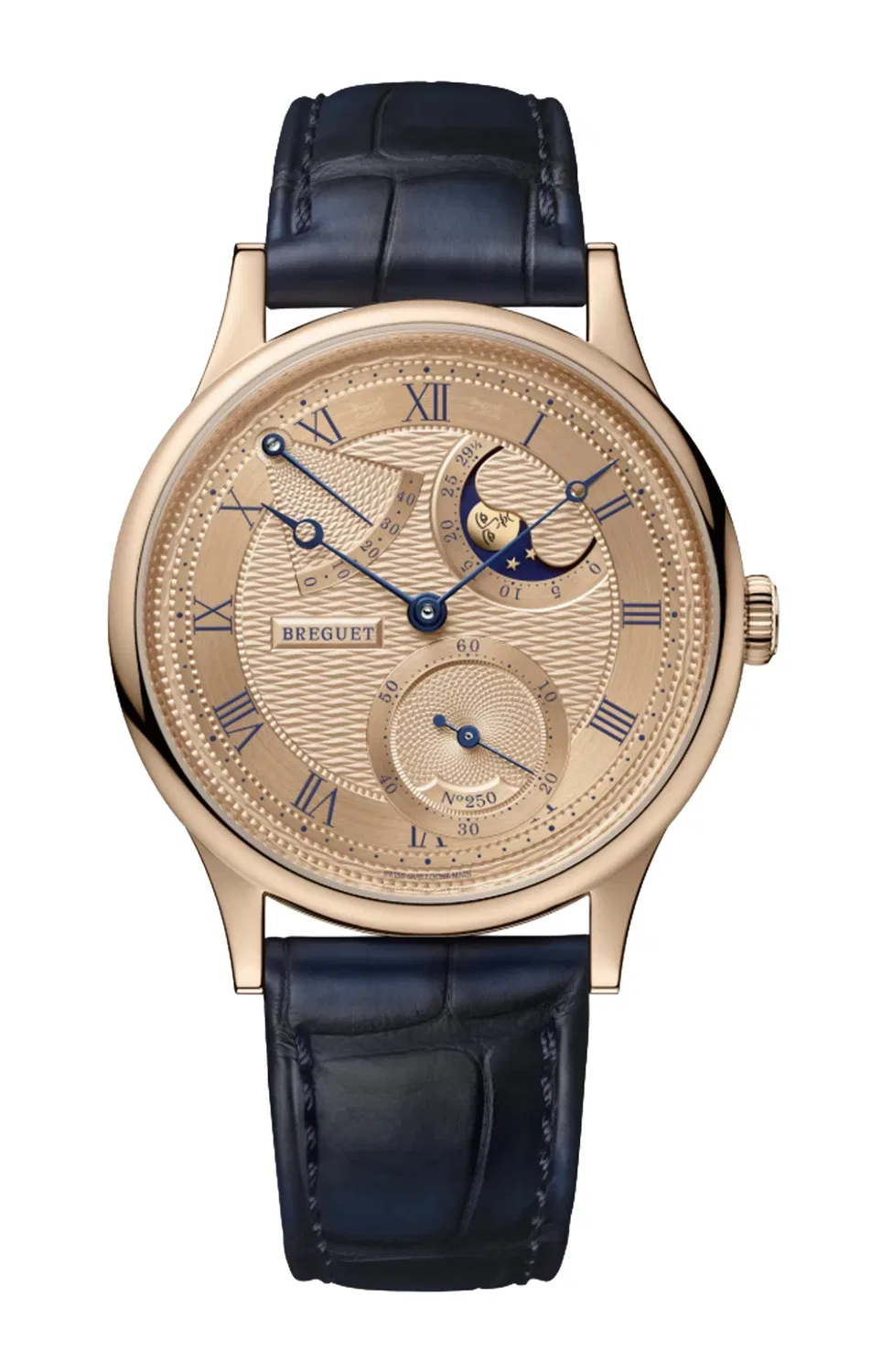 Классическая Фаза Луны 7235 - Лимитированная серия - 7235BH/0H/9V6 BREGUET, золотой