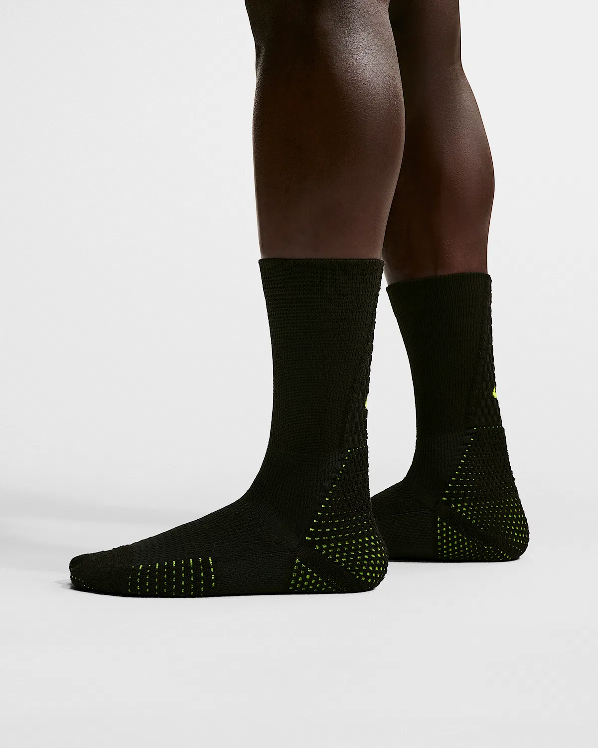 Dri-FIT ADV Cushioned Crew Socks (1 пара) Nike Unicorn, Black/Volt/Volt
