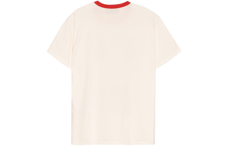 Футболка Gucci X Pablo Delcielo Pear Print Cotton T-shirt 'White', белый — фото 2