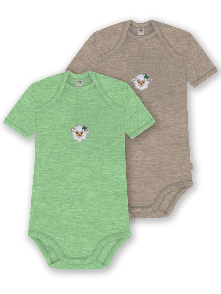 

Комбинезон/боди normani Tauranga, бежевый/зеленый