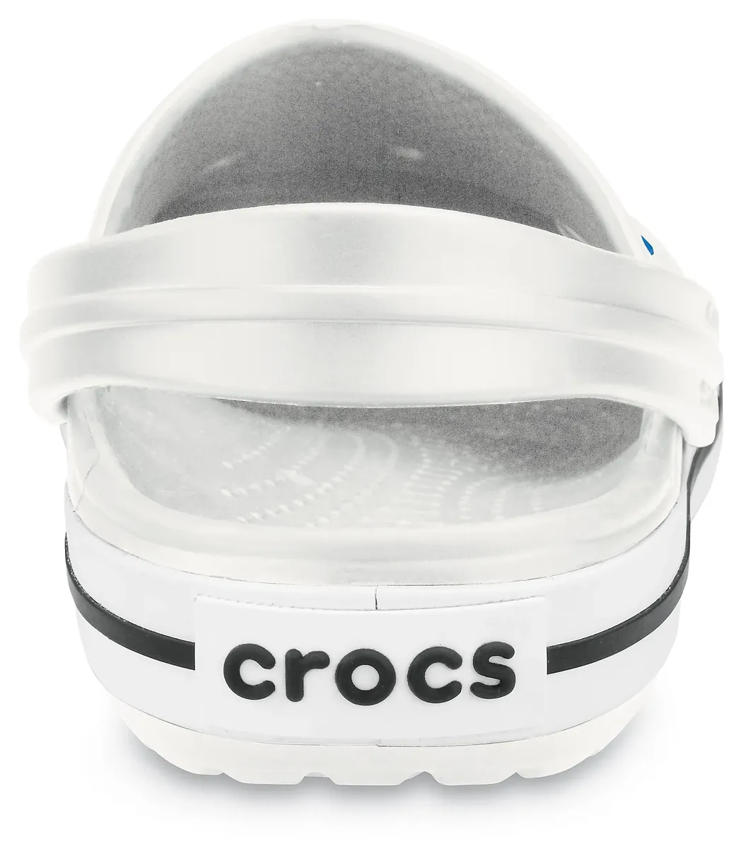 Сабо Crocs "Crocband Clog", летняя обувь, тапочки, тапочки с двухцветной подошвой, белый — фото 3