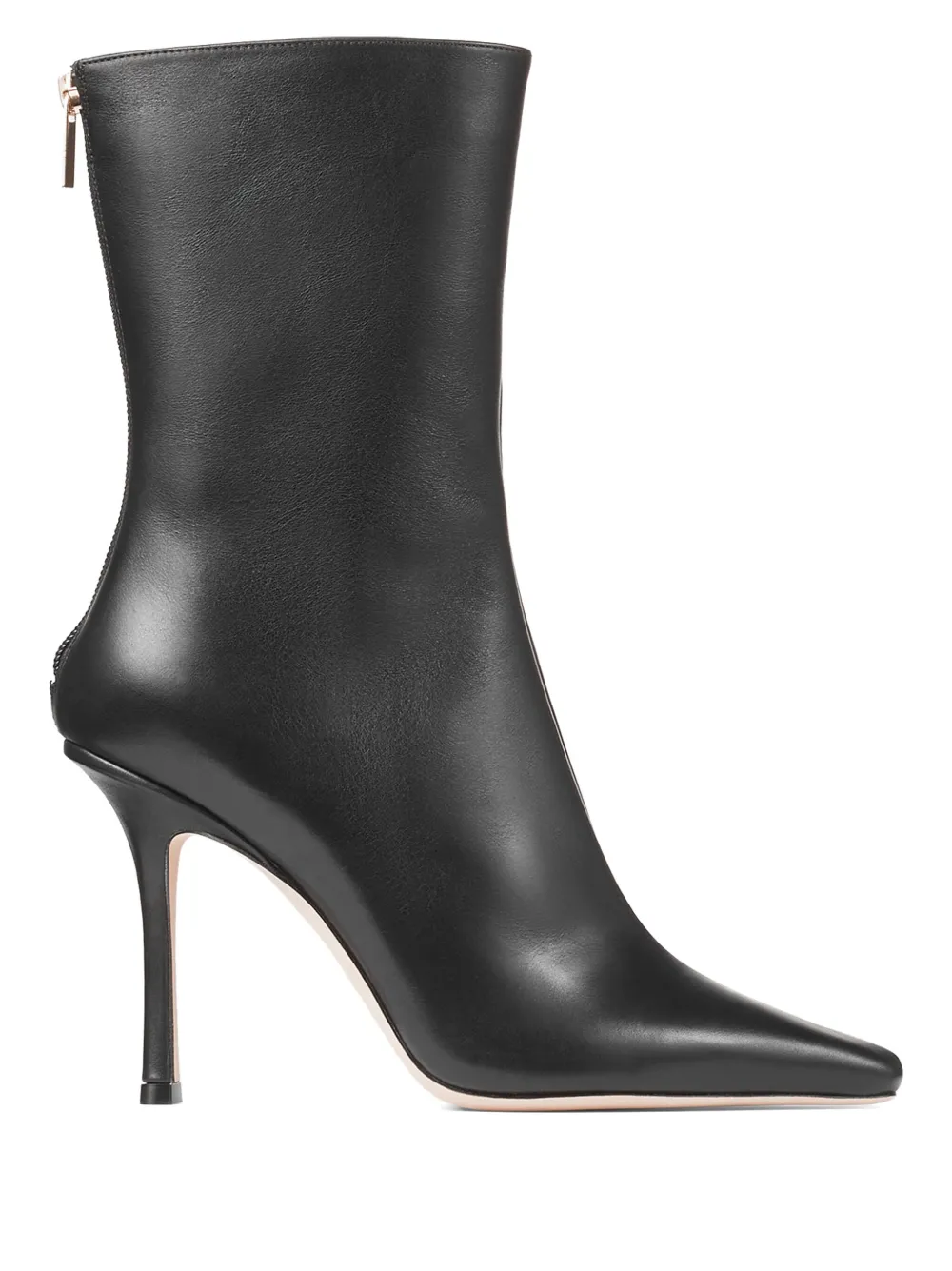Ботильоны Agathe 100 с заостренным носком JIMMY CHOO, черный