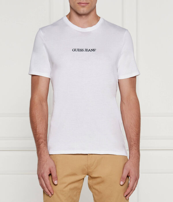 

Футболки Slim fit Guess Jeans, белый