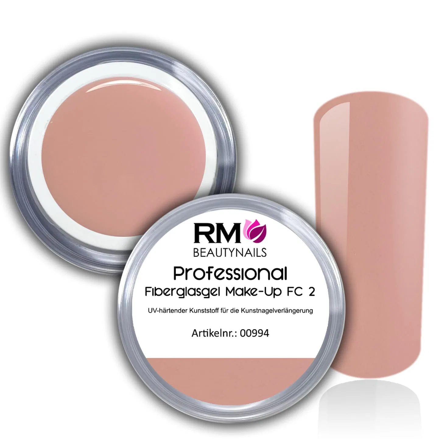 Моделирующий УФ-гель для наращивания ногтей FC2 Beige Nude от Fibreglass Make-Up Rm Beautynails