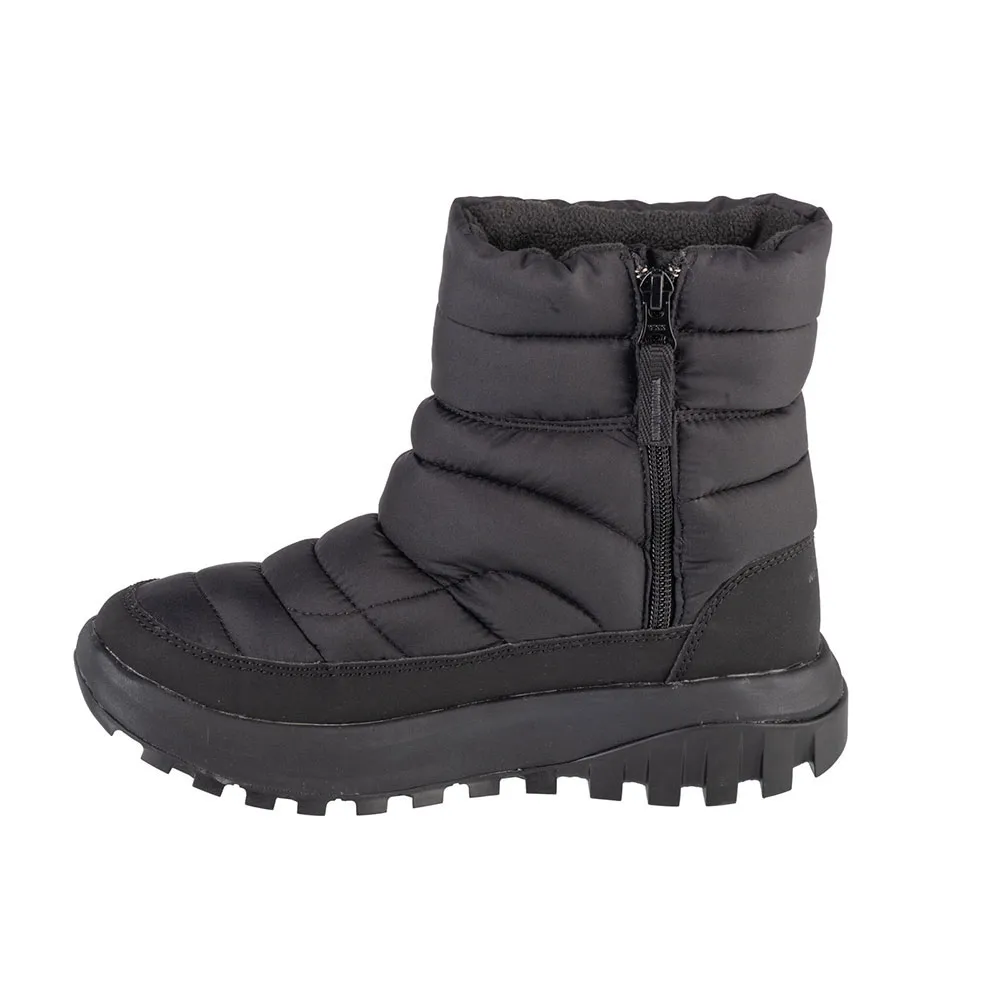 Женские зимние ботинки Columbia Snowtrot стеганые из нейлона, черный — фото 3
