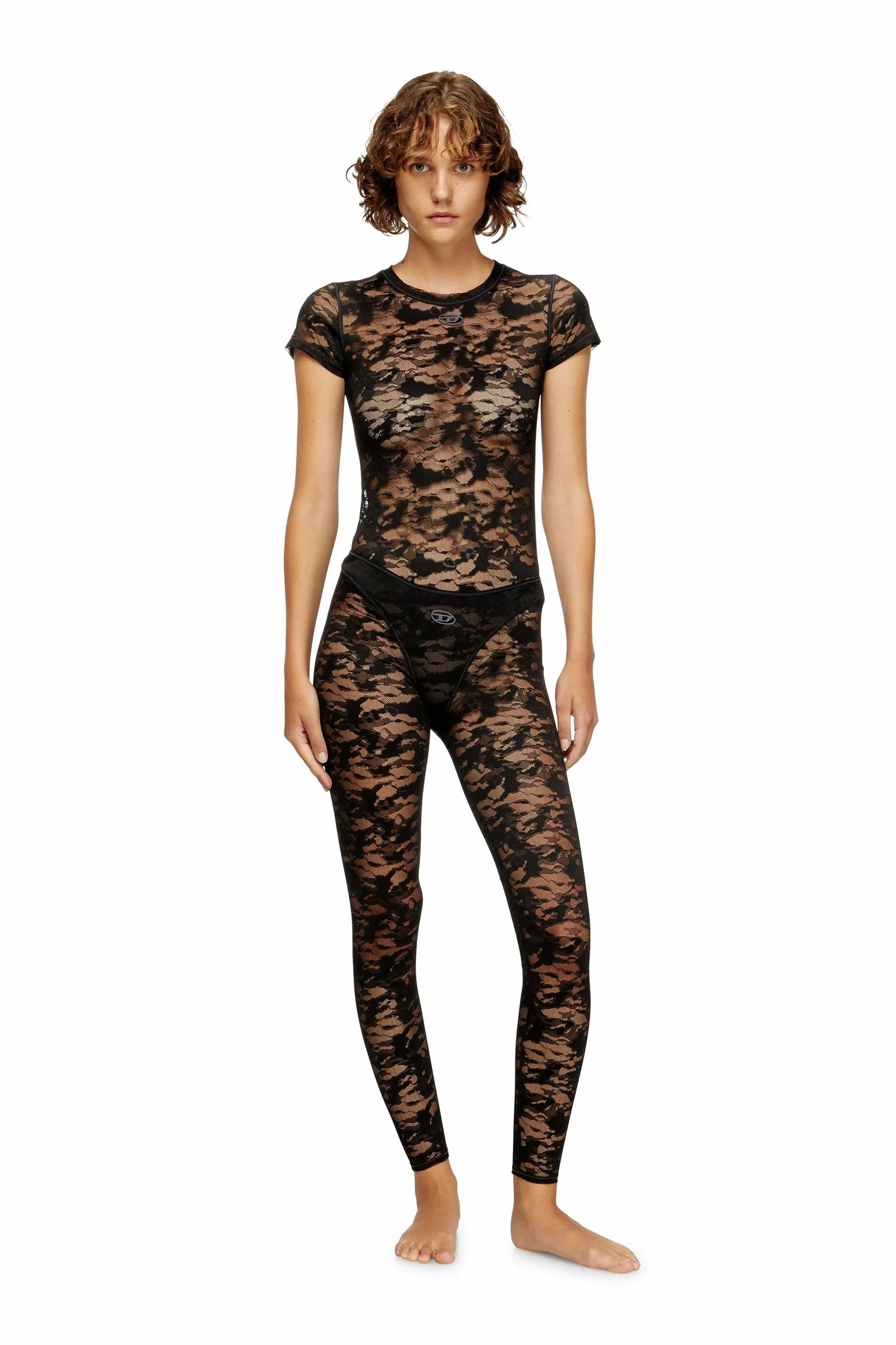 Женская футболка KASIA-UTLT Diesel, black — фото 3