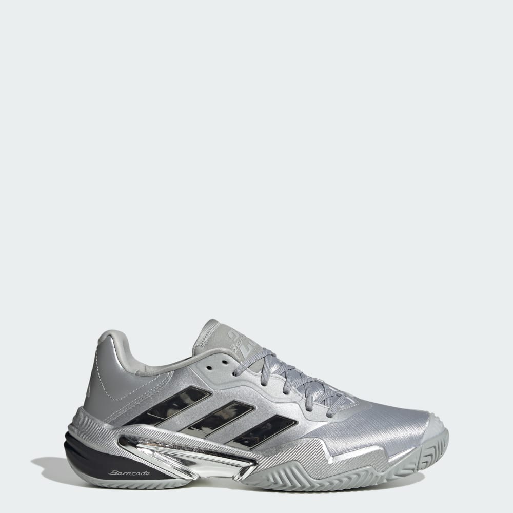 

Кроссовки Adidas Barricade 13 Silver Edition Tennis Shoes, цвет Silver Metallic/Silver Metallic/Dash Grey