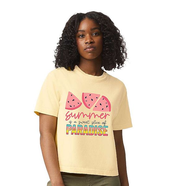 

Футболка с коротким рукавом relaxed fit cropped Simply Sage Market, Butter