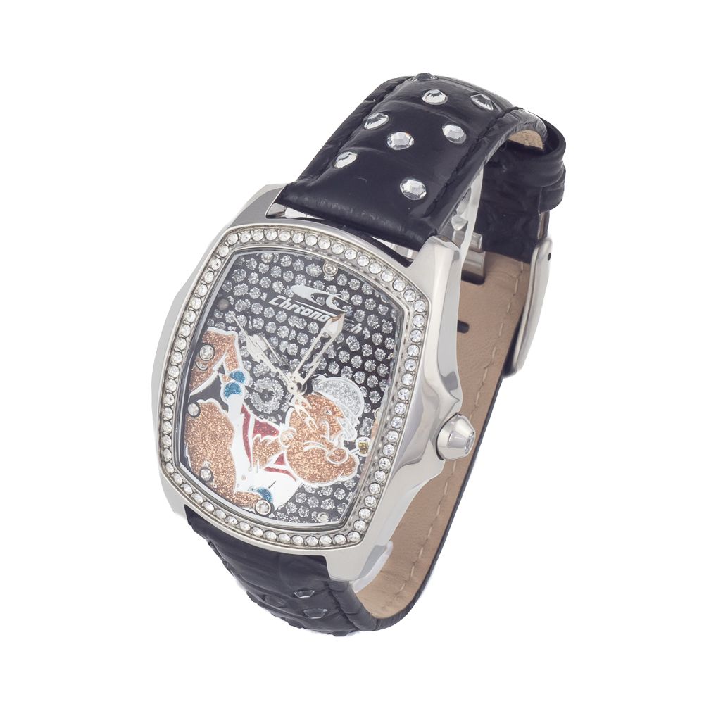 

Женские часы Chronotech Leather, черный