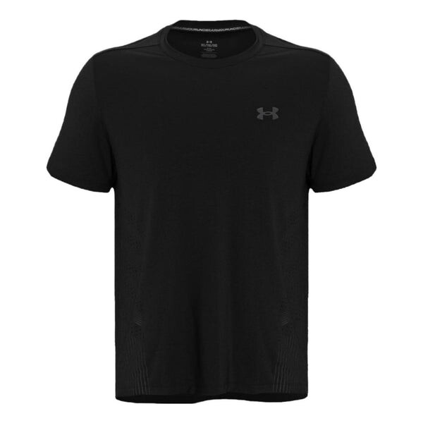 

Футболка launch elite graphic short sleeve 'black' Under Armour, черный