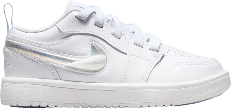 

Кроссовки Air Jordan 1 Low ALT SE PS 'Glitter Swoosh', синий