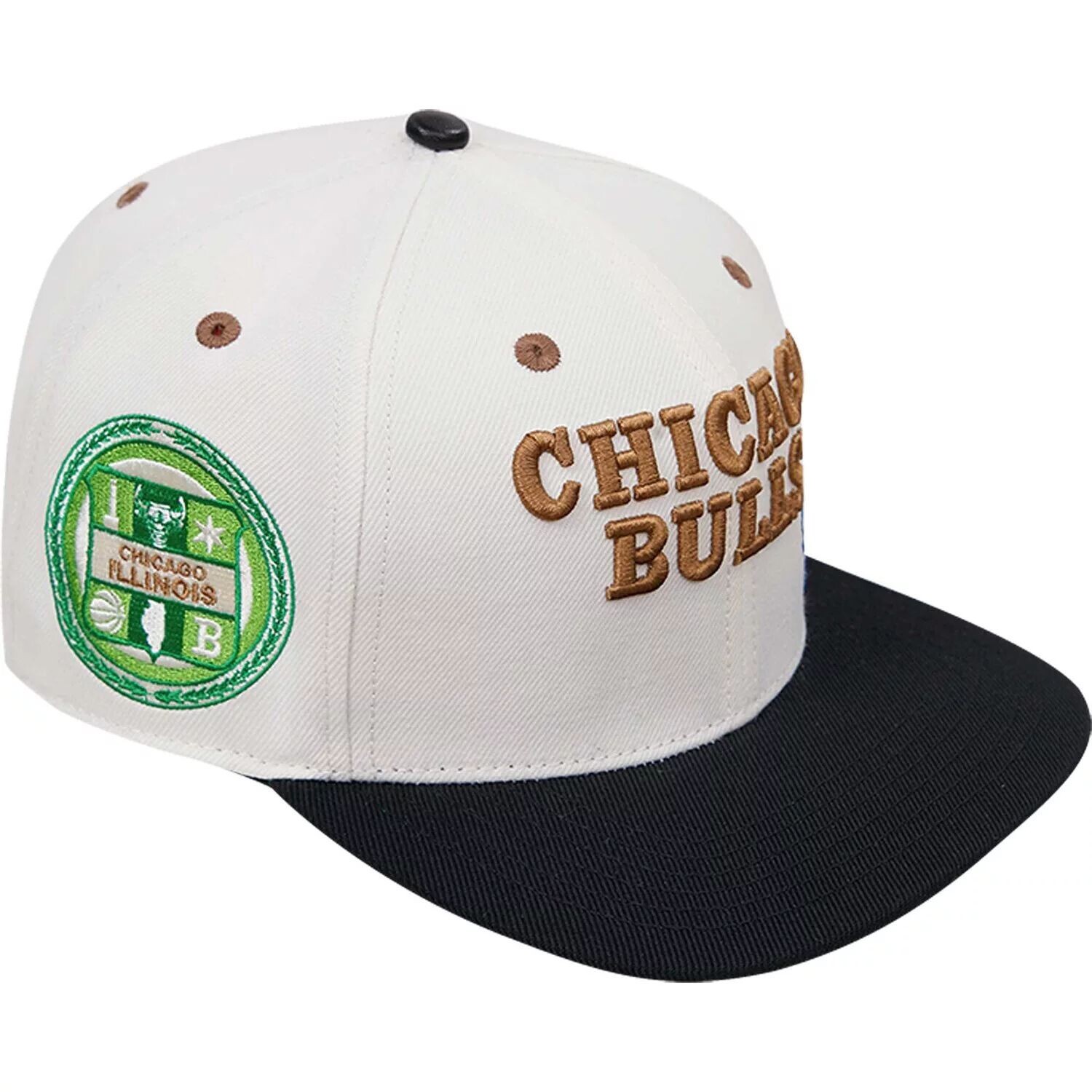 

Мужская кремовая/черная кепка Snapback с обложкой альбома Chicago Bulls