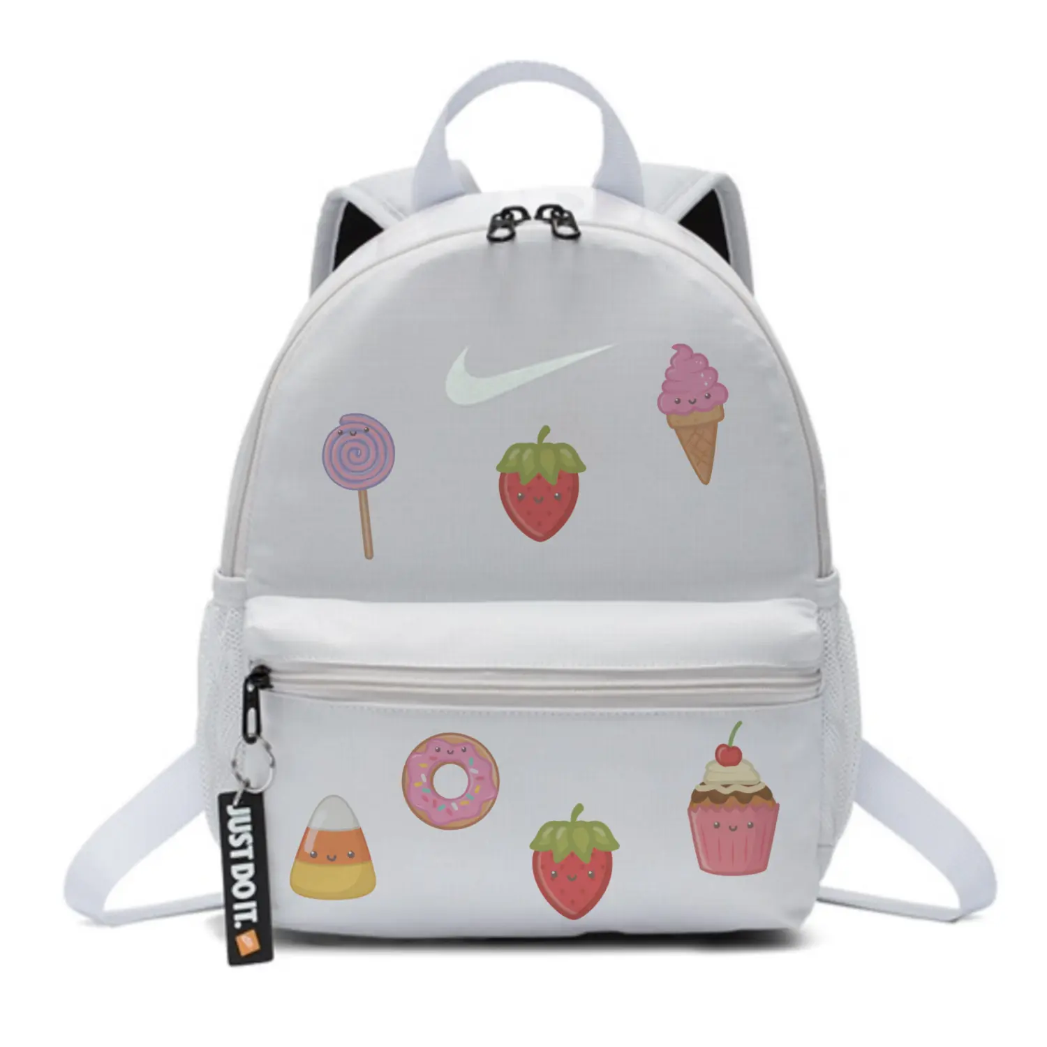 

Nike Тканевый рюкзак женский серо-белый, Sweet Dessert