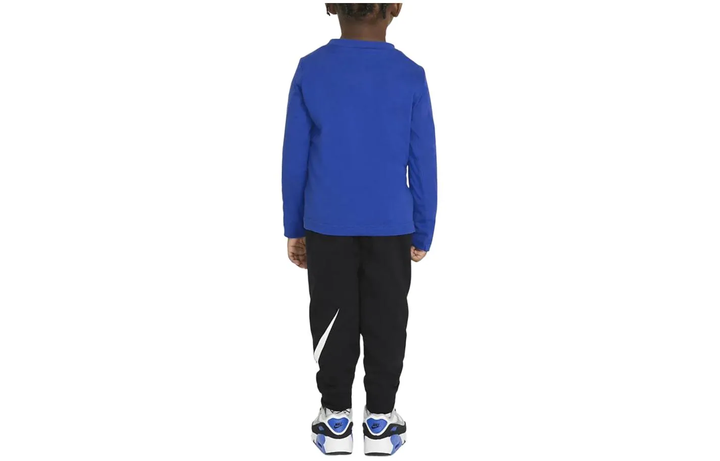 Детский комбинезон с круглым вырезом Nike, Blue Top+Black Pants — фото 4