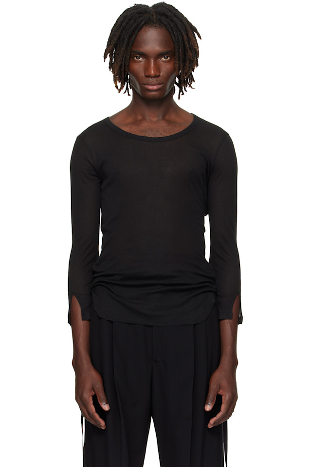 

Футболка с длинным рукавом Margon Ann Demeulemeester, черный