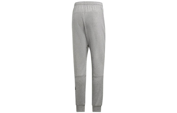 Спортивные штаны adidas Mh Bos Pnt Ft Logo Printing Bundle Feet Sports Long Pants Asia Edition light grey, серый — фото 2