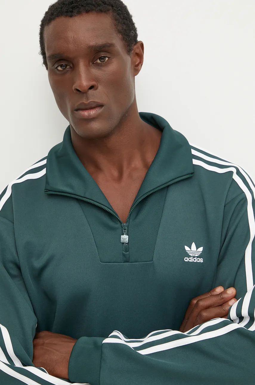 

Толстовка adidas Originals Tracktop с воротником-воронкой, зеленый