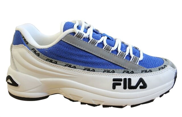Женские кроссовки Dstr97 бело-синего цвета Fila, белый