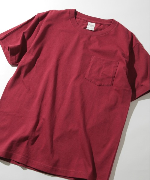 

Футболка из хлопка плотностью 160 г/м², с карманом, коротким рукавом Printstar, бургундия