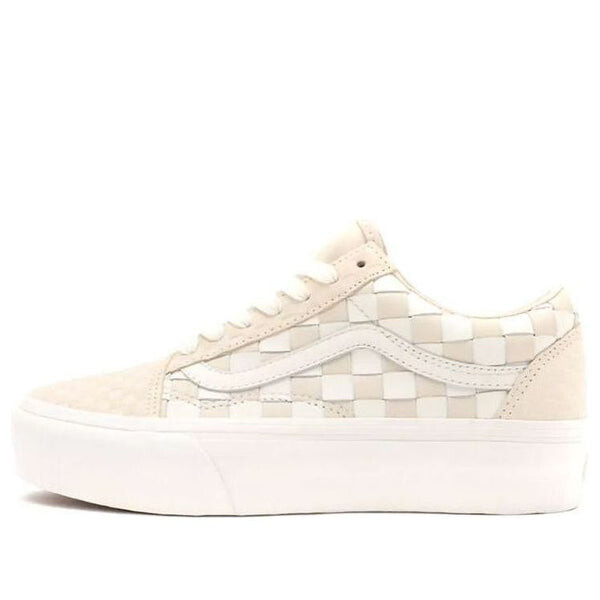 

Кроссовки old skool white/pink Vans, белый
