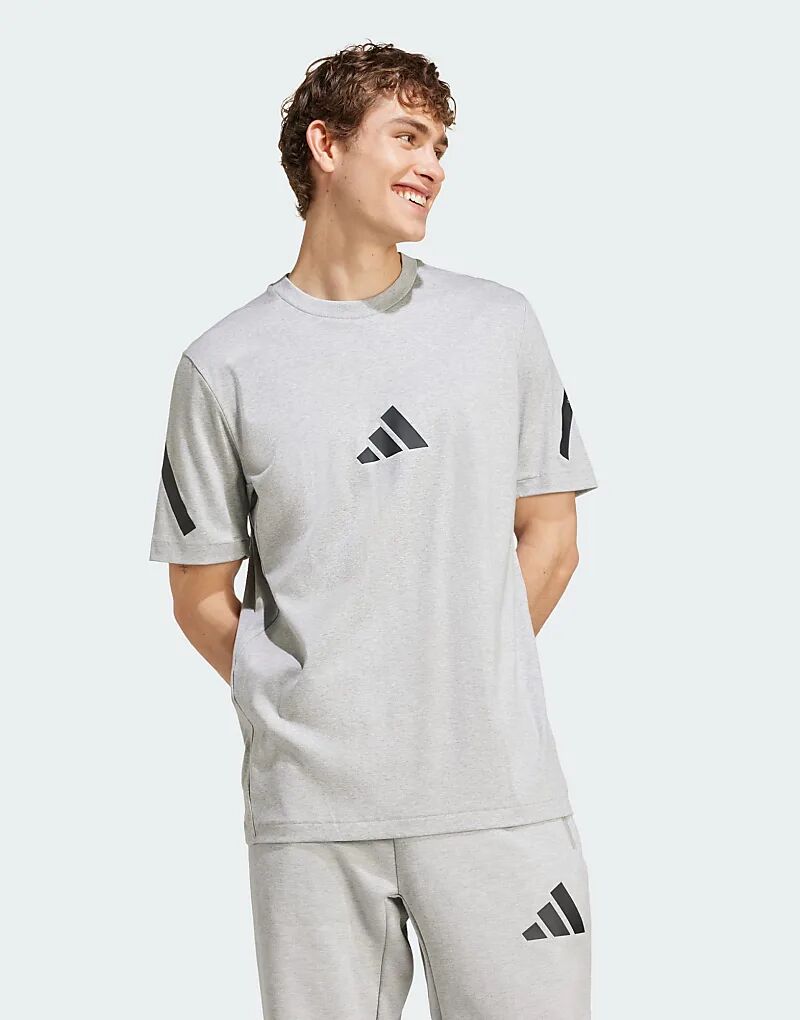 

Футболка премиум-класса adidas Originals ZNE серого цвета Adidas Performance
