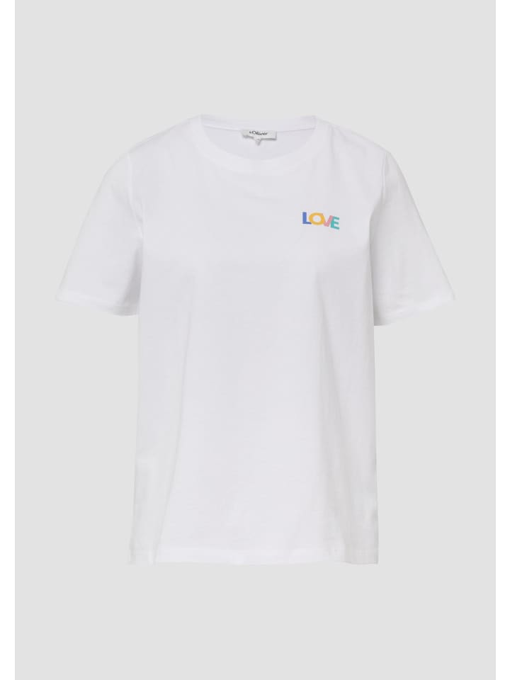 

Футболка в цвете 01D1_white s.Oliver, Белый, Футболка в цвете 01D1_white s.Oliver