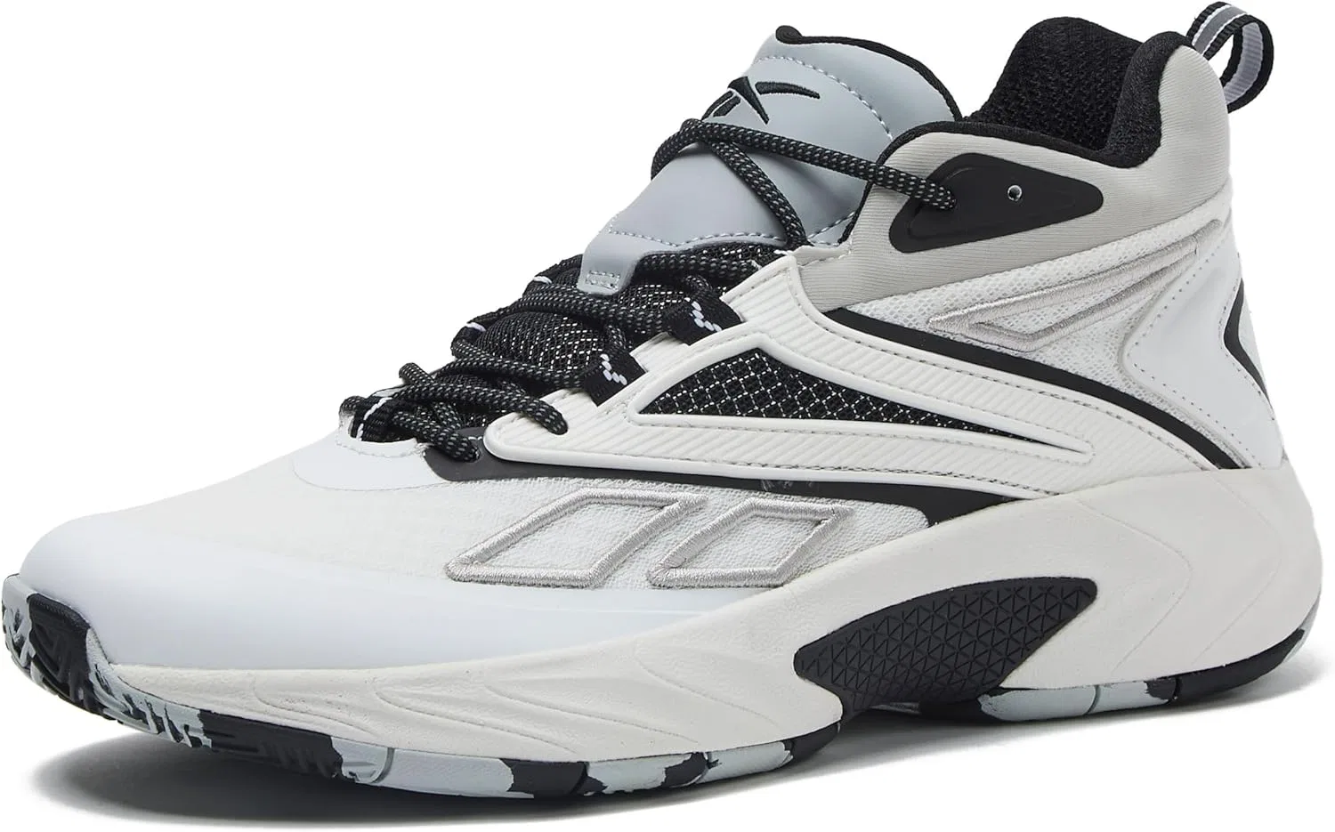 Кроссовки Reebok Zone Breaker для мужчин, White, Jet Black, Grey