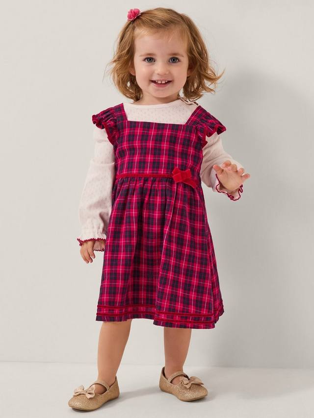 

Комплект из сарафана и топа Baby Tartan Monsoon, Red