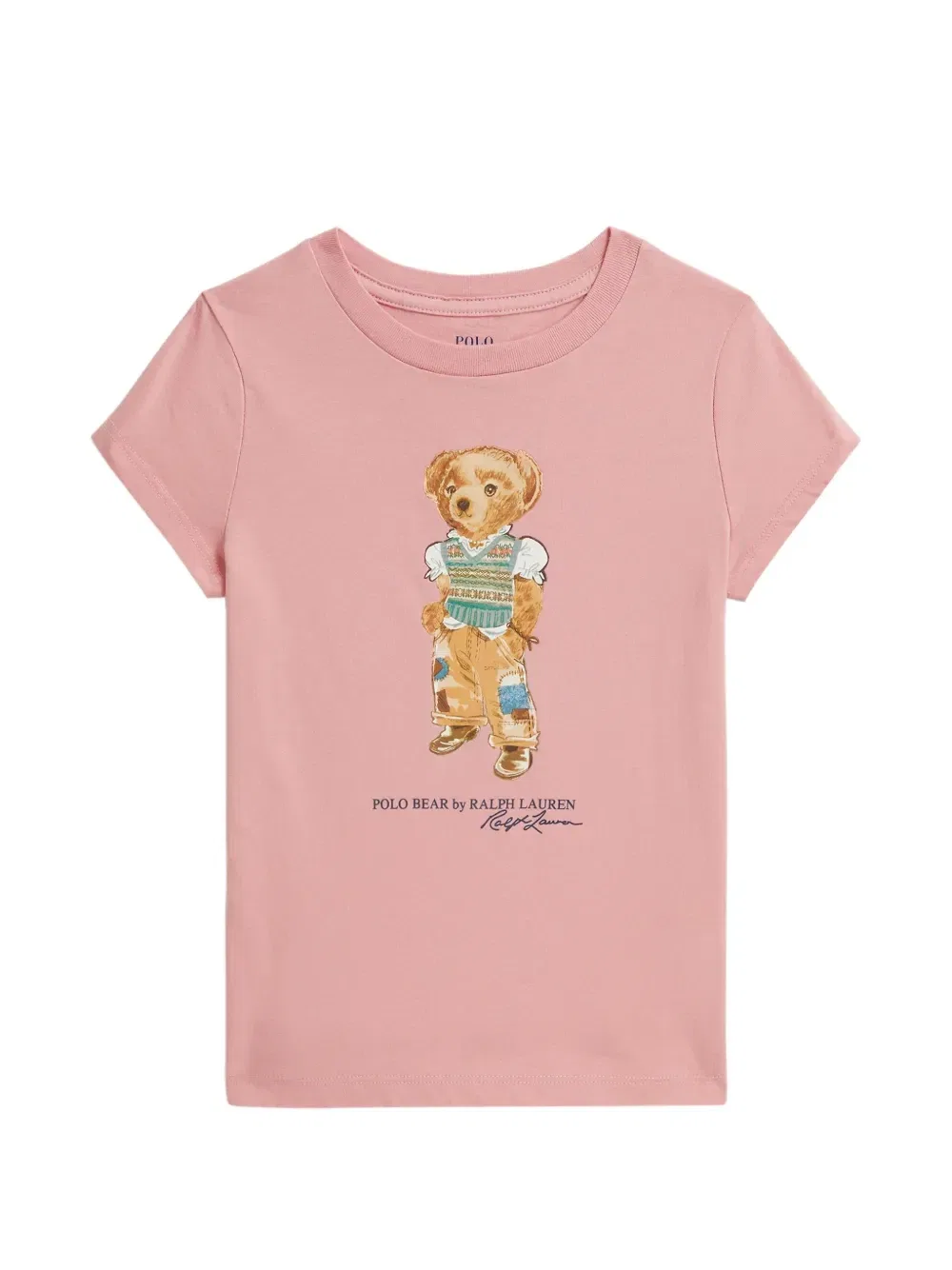 Футболка Polo Bear Polo Ralph Lauren Kids, розовый