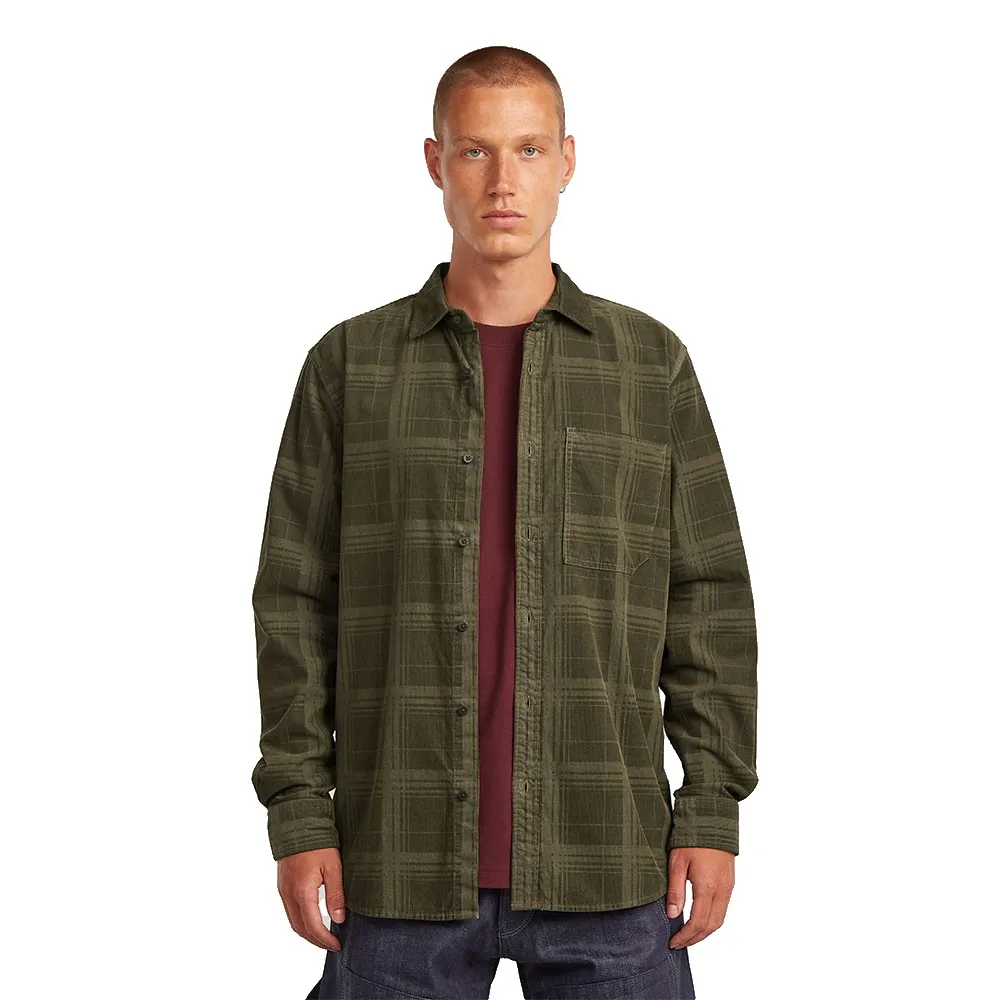 

Рубашка с длинным рукавом G-Star D28117-C436 стандартного кроя, зеленый