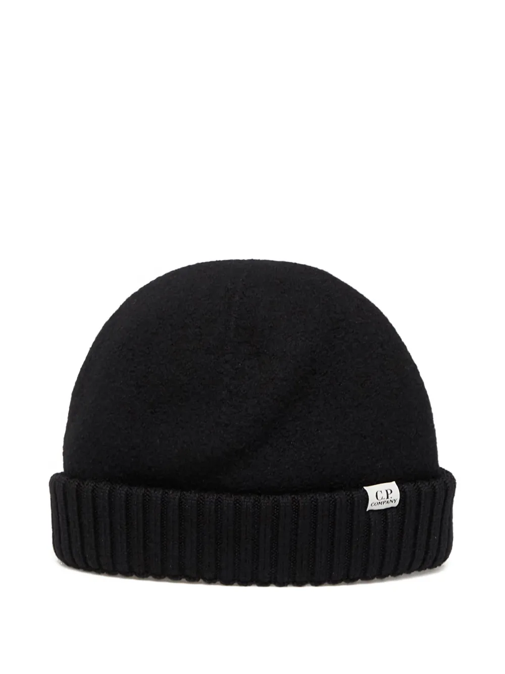 

Шапка-бини в рубчик C.P. Company, черный