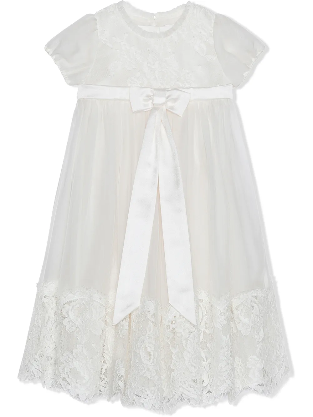 

Кружевное платье Dolce & Gabbana Kids, белый